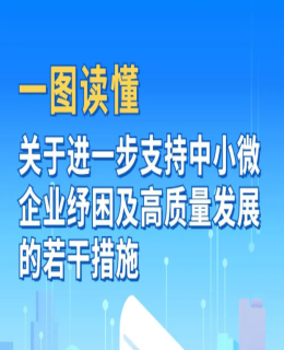 一圖（tú）讀懂：《關於進（jìn）一步支持（chí）中小微（wēi）企業（yè）紓困（kùn）及（jí）高質量發（fā）展的若幹（gàn）措（cuò）施》